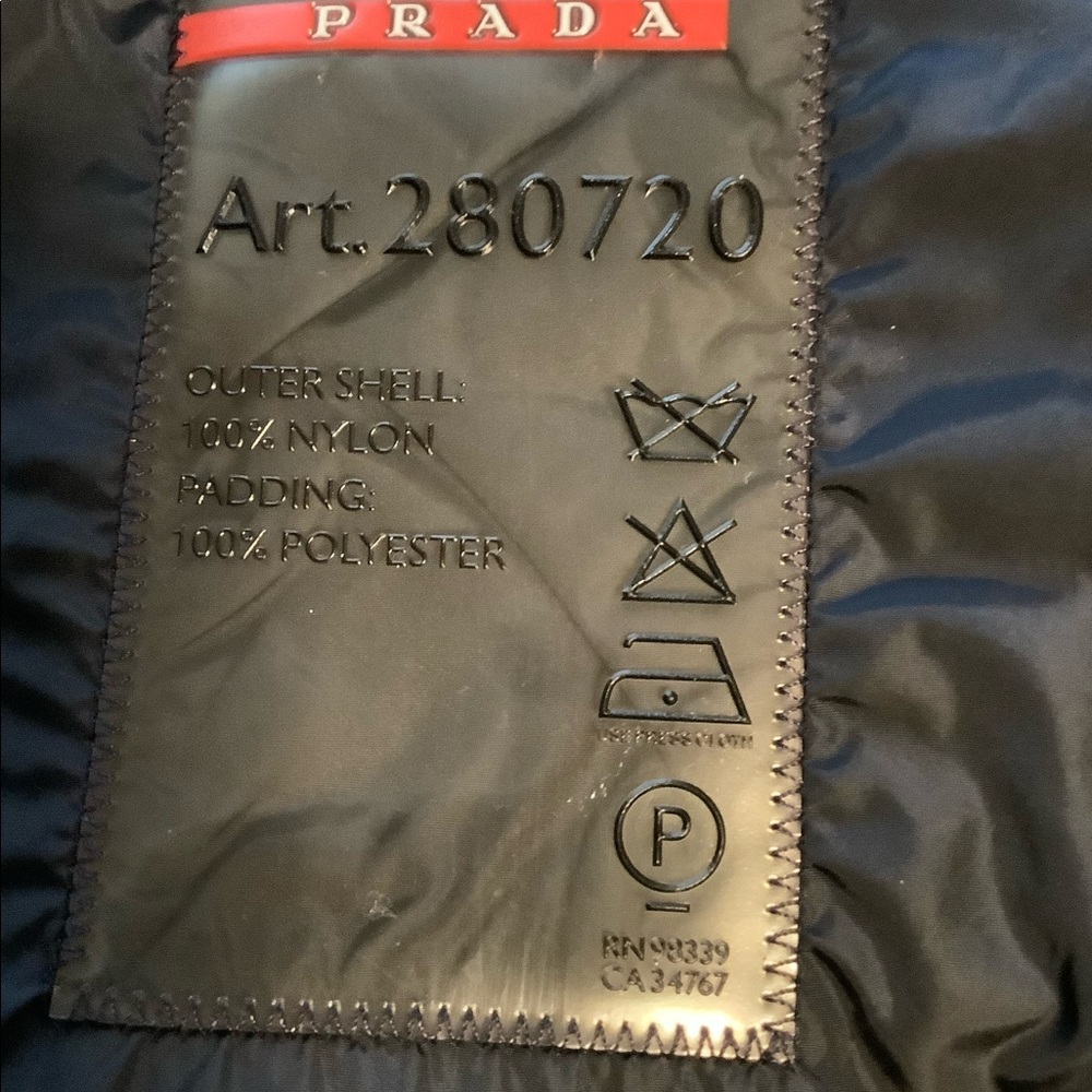 Prada lightweight dark blue coat sz44 - Picture 9 of 16